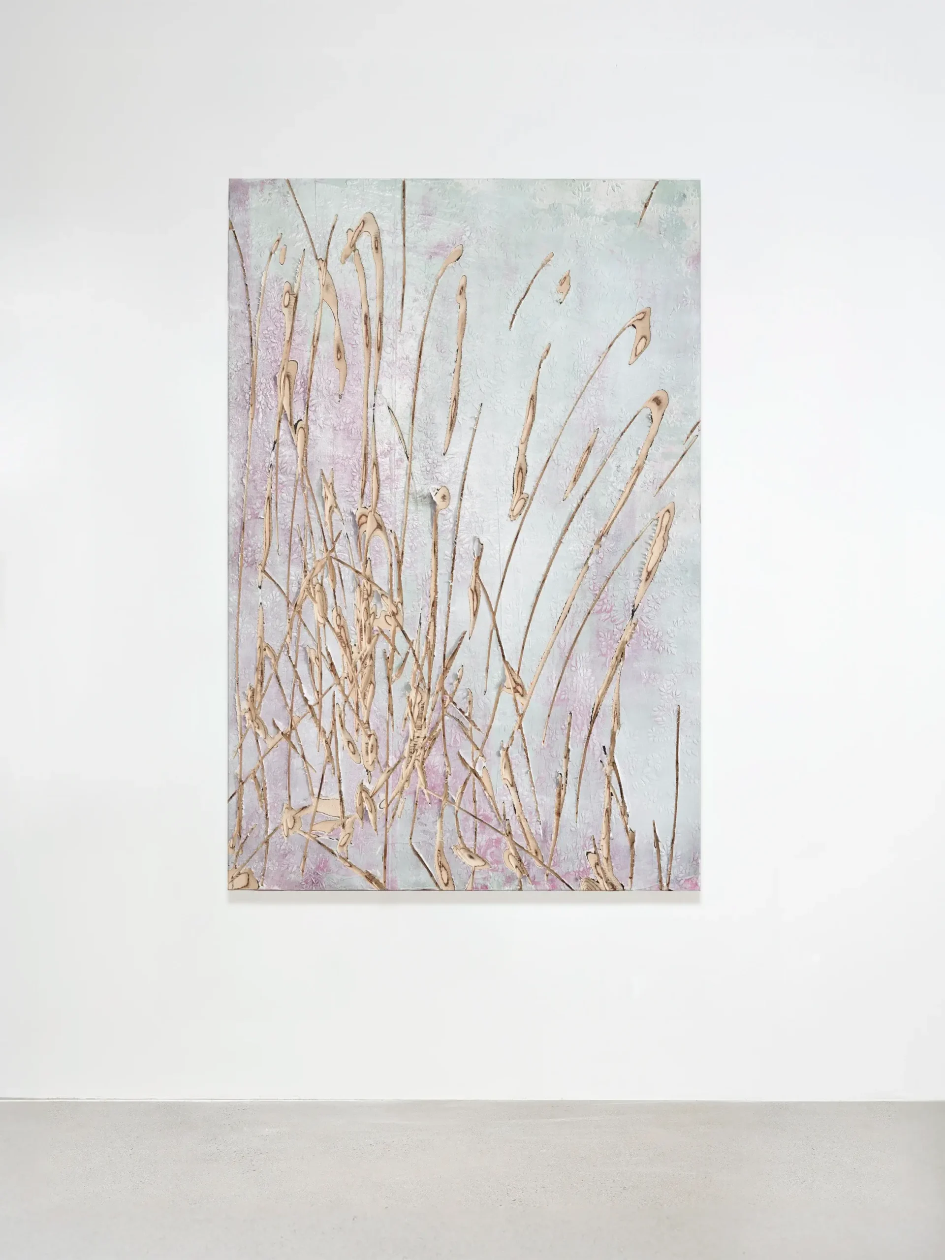 "Untitled 25" Acrylic Wallpaper Plywood 48x32