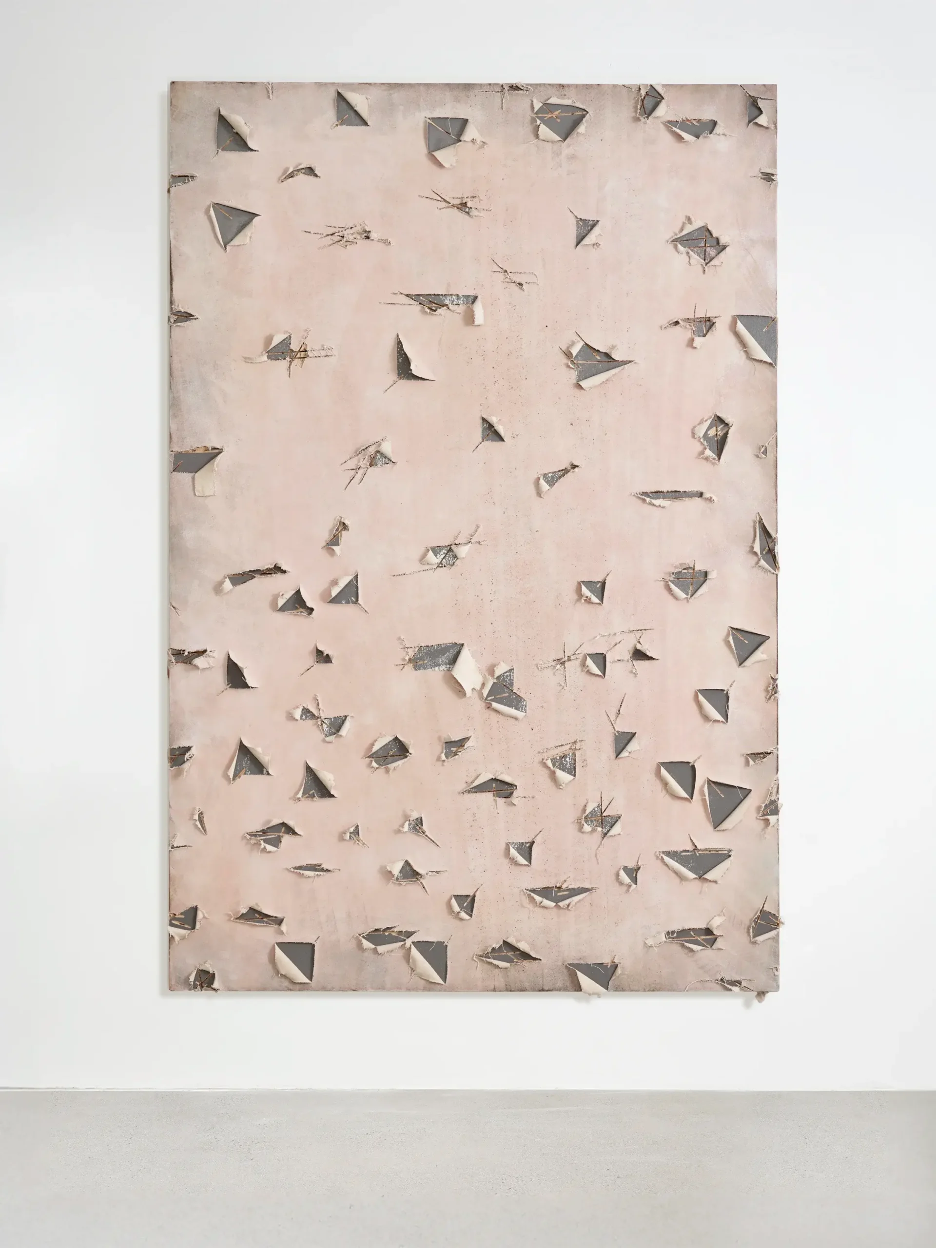 "Untitled 10" Housepaint Canvas Plywood 72x48